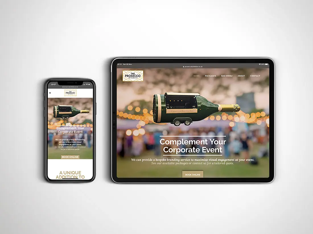 Mobile responsive web design