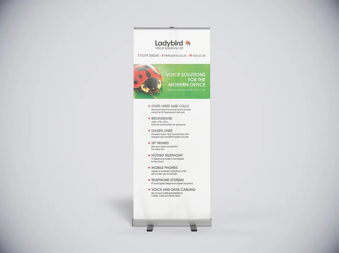 Pop-up banners design
