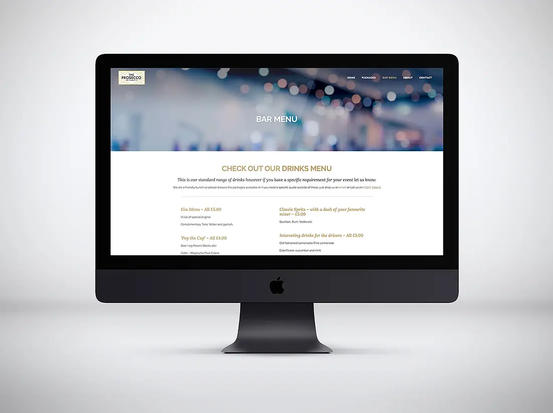 Website design and development