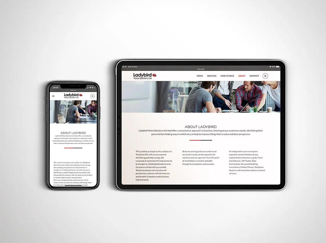 Mobile responsive design and development