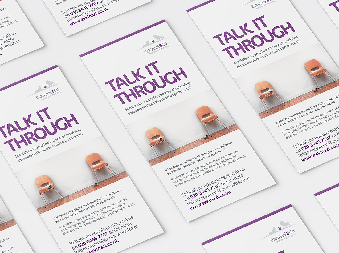 Leaflet design and print