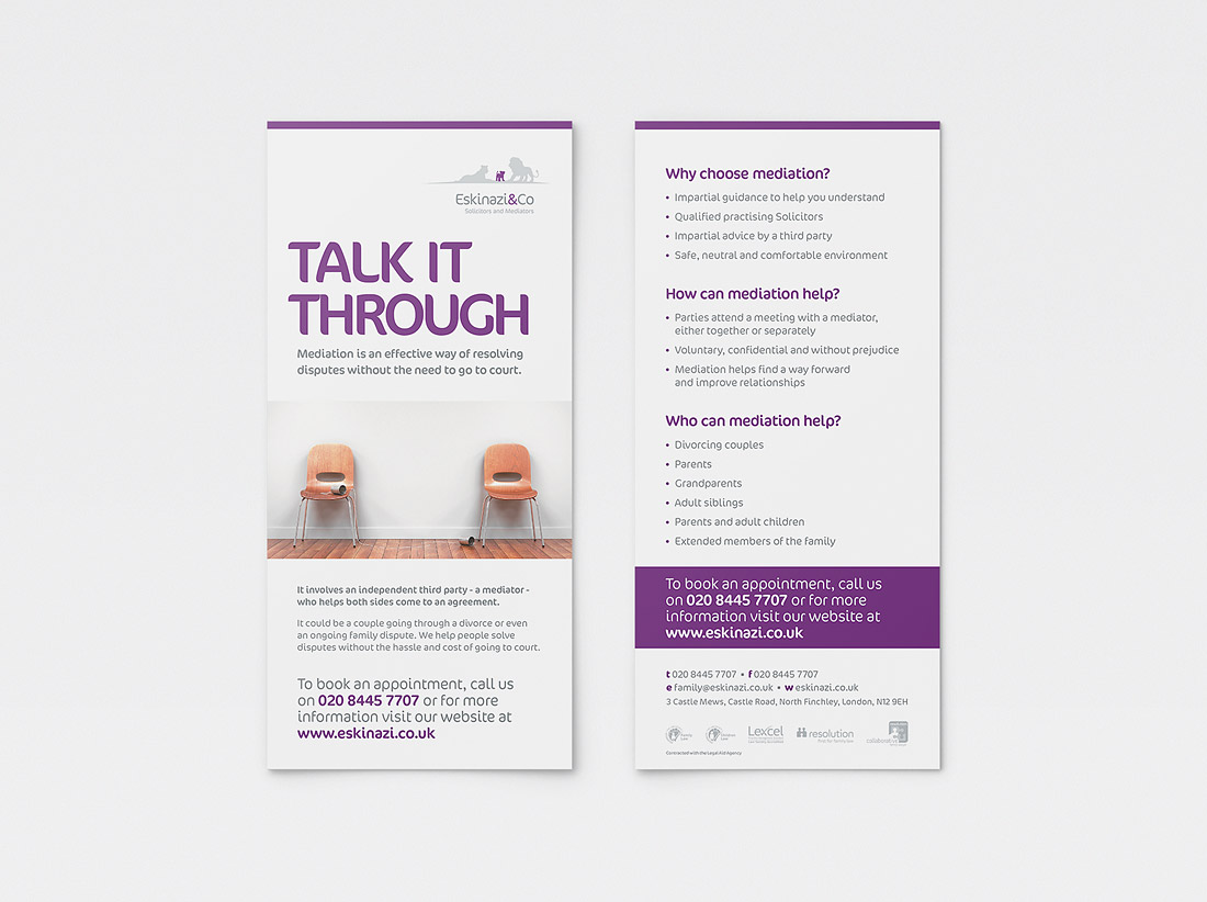 Leaflet design and print