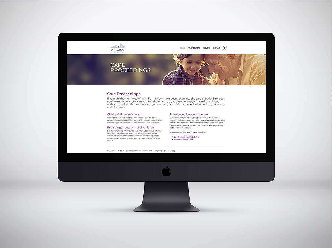Website design and development