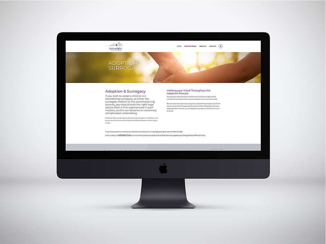 Website design and development