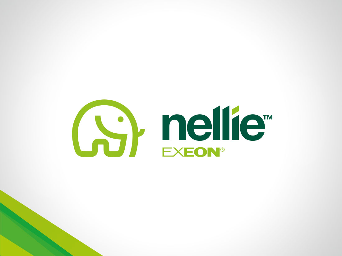 Nellie logo design