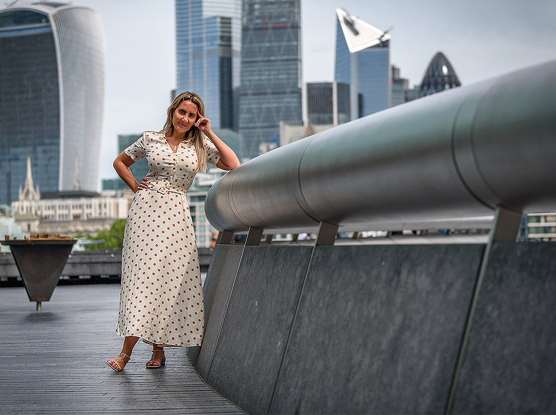 Commercial portrait photoshoot