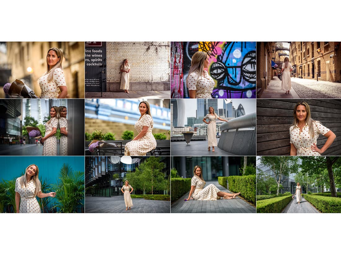 Commercial portrait photoshoot