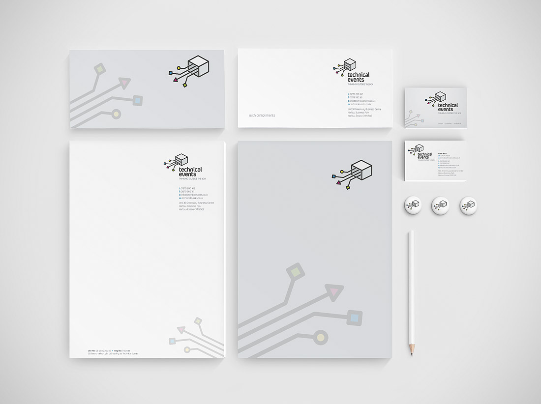 Stationery design and print